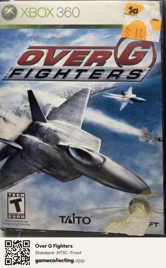 Over G Fighters Xbox 360, NTSC box front