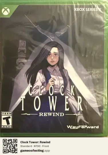 Clock Tower: Rewind Xbox Series X, NTSC box front