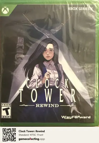Clock Tower: Rewind Xbox Series X, NTSC box front