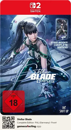 Stellar Blade Nintendo Switch 2, Germany box front