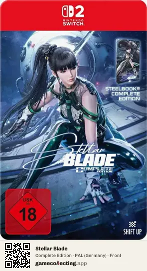 Stellar Blade Nintendo Switch 2, Germany box front