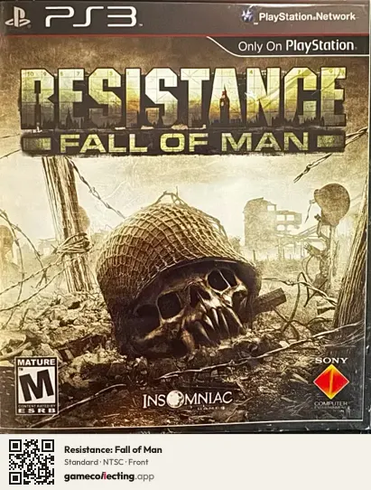 Resistance: Fall of Man PlayStation 3, NTSC box front