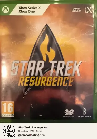 Star Trek: Resurgence Xbox Series X, PAL box front