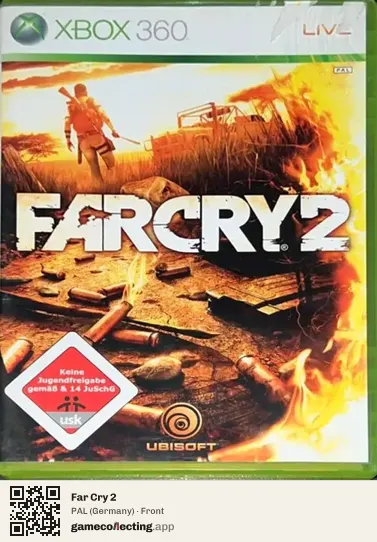 Far Cry 2 Xbox 360, Germany box front