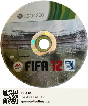FIFA 12 Xbox 360, PAL disc