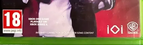 Hitman 2, the PEGI square on its front