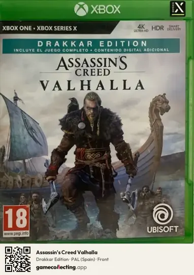 Assassin's Creed Valhalla Xbox One, Spain box front