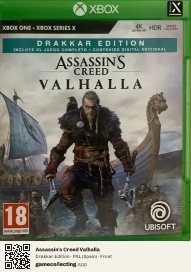 Assassin's Creed Valhalla Xbox One, Spain box front