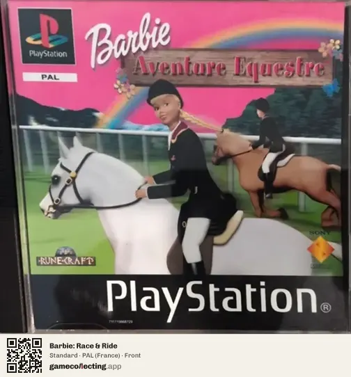 Barbie: Race & Ride PlayStation, France box front