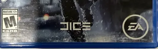 Battlefield 4, the ESRB box on its front