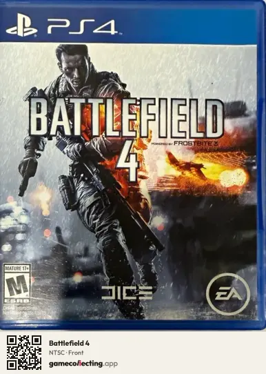 Battlefield 4 PlayStation 4, NTSC box front