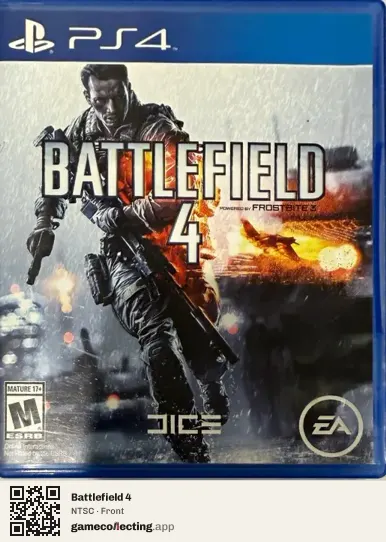 Battlefield 4 PlayStation 4, NTSC box front