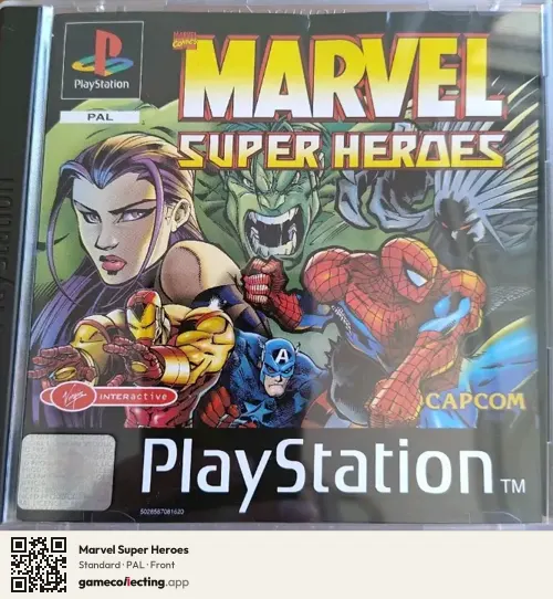 Marvel Super Heroes PlayStation, PAL box front