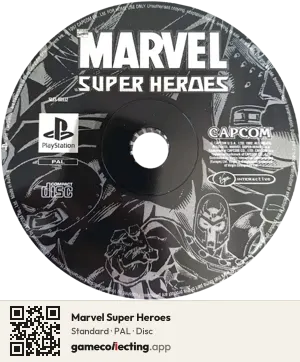 Marvel Super Heroes PlayStation, PAL disc
