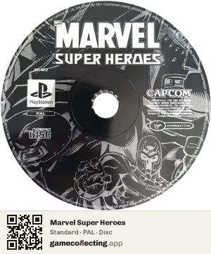 Marvel Super Heroes PlayStation, PAL disc