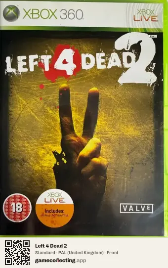 Left 4 Dead 2 Xbox 360, United Kingdom box front