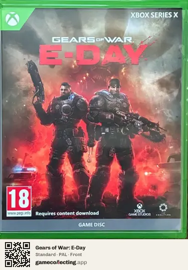 Gears of War: E-Day Xbox Series X, PAL box front