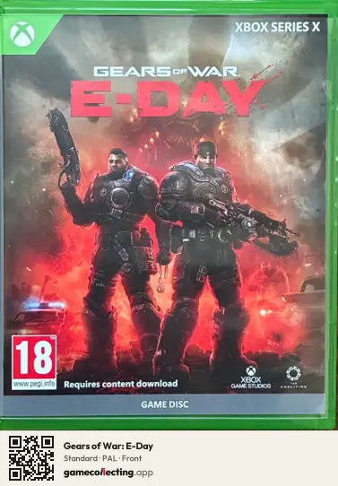 Gears of War: E-Day Xbox Series X, PAL box front