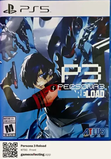 Persona 3 Reload PlayStation 5, NTSC box front