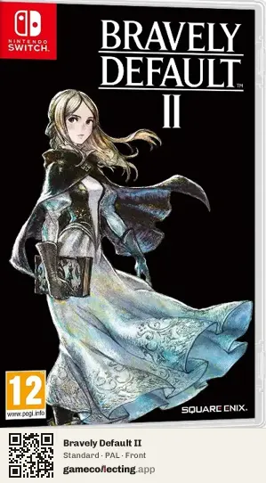 Bravely Default II Nintendo Switch, PAL box front