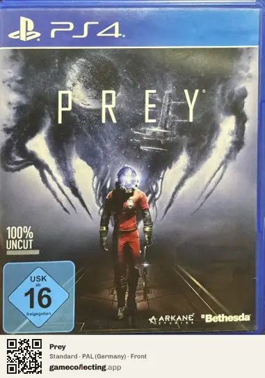 Prey PlayStation 4, Germany box front