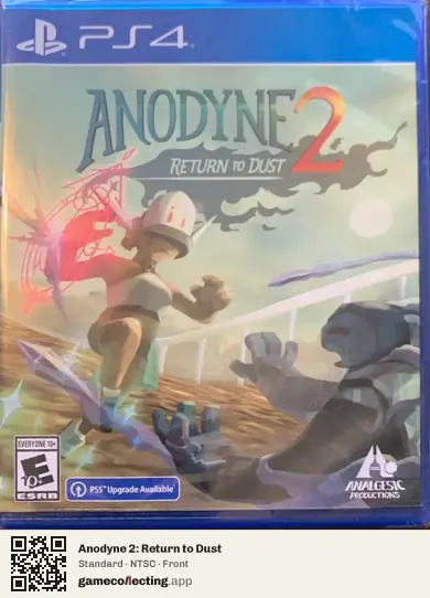Anodyne 2: Return to Dust PlayStation 4, NTSC box front