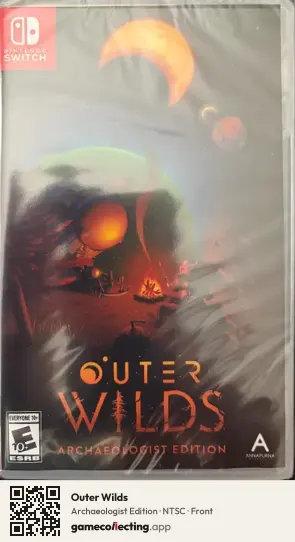 Outer Wilds Nintendo Switch, NTSC box front
