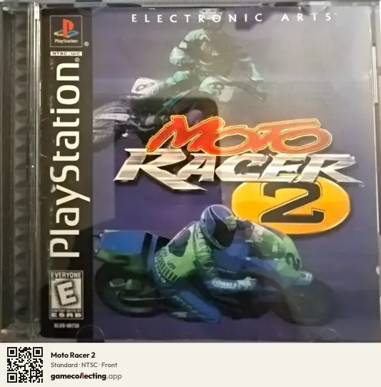 Moto Racer 2 PlayStation, NTSC box front