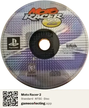 Moto Racer 2 PlayStation, NTSC disc