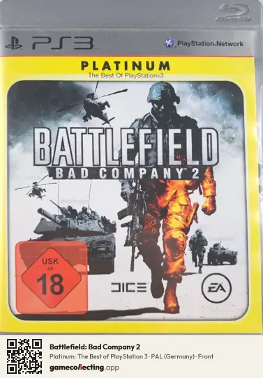 Battlefield: Bad Company 2 PlayStation 3, Germany box front