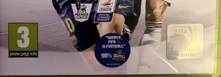 FIFA 14, the PEGI square on its front