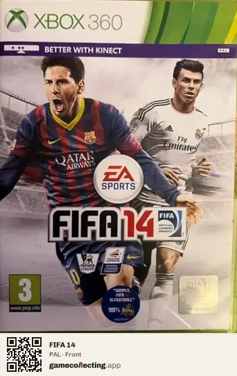 FIFA 14 Xbox 360, PAL box front