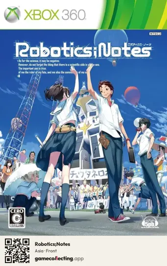 Robotics;Notes Xbox 360, Asia box front