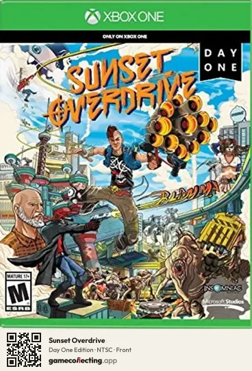 Sunset Overdrive Xbox One, NTSC box front