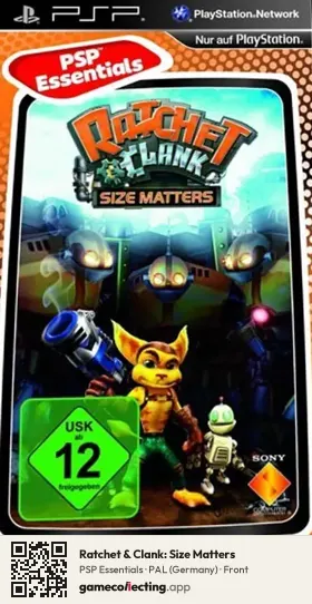 Ratchet & Clank: Size Matters PlayStation Portable, Germany box front