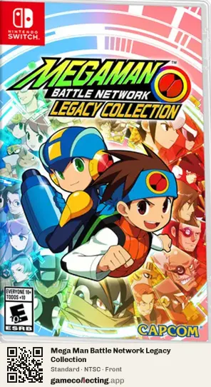 Mega Man Battle Network Legacy Collection Nintendo Switch, NTSC box front