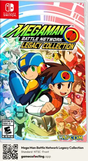 Mega Man Battle Network Legacy Collection Nintendo Switch, NTSC box front