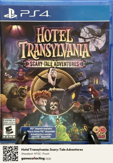Hotel Transylvania: Scary-Tale Adventures PlayStation 4, NTSC box front