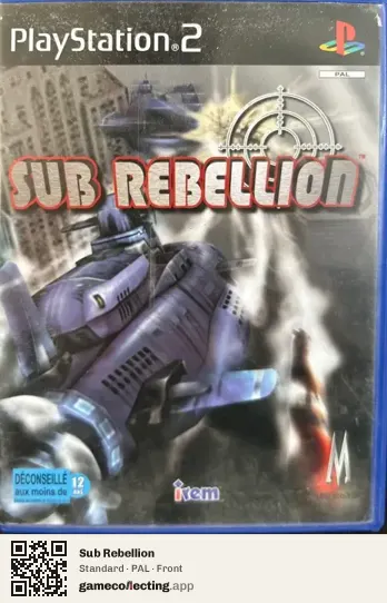 Sub Rebellion PlayStation 2, PAL box front