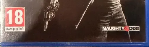 The Last of Us Remastered, the PEGI square on its front