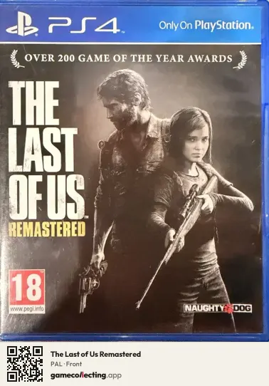 The Last of Us Remastered PlayStation 4, PAL box front