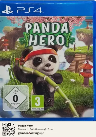 Panda Hero PlayStation 4, Germany box front