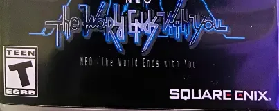 NEO: The World Ends with You, the ESRB box on its front