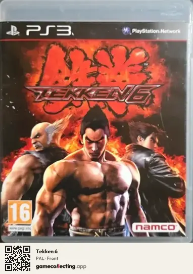 Tekken 6 PlayStation 3, PAL box front