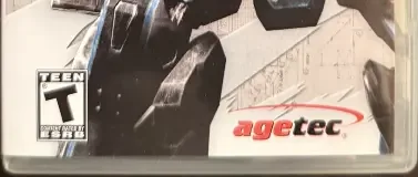 Armored Core: Formula Front, the ESRB box on its front