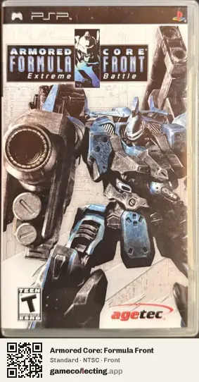 Armored Core: Formula Front PlayStation Portable, NTSC box front