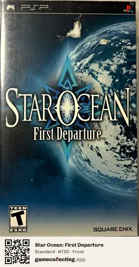 Star Ocean: First Departure PlayStation Portable, NTSC box front
