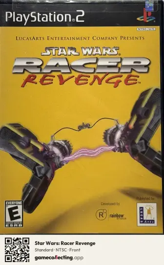 Star Wars: Racer Revenge PlayStation 2, NTSC box front