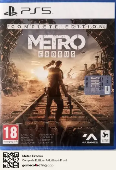 Metro Exodus PlayStation 5, Italy box front