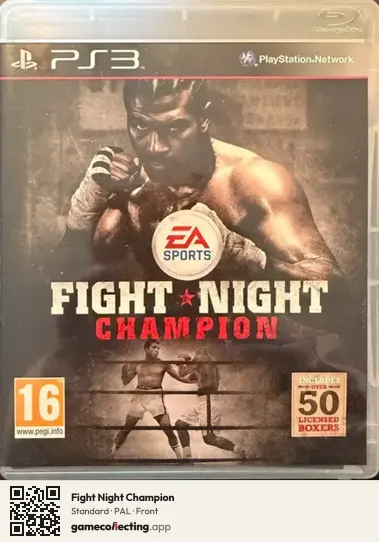 Fight Night Champion PlayStation 3, PAL box front